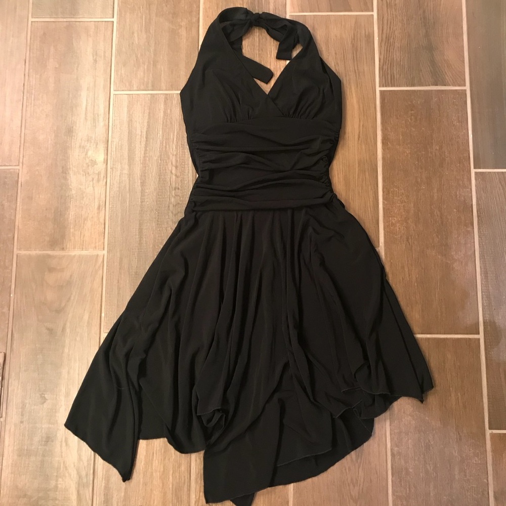 Black Halter Dress